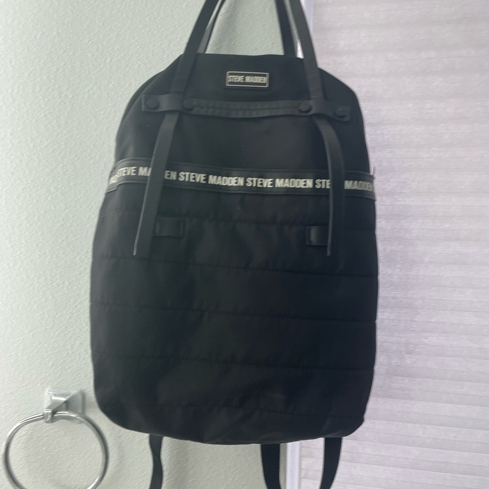 Steve Madden Classic Black Backpack